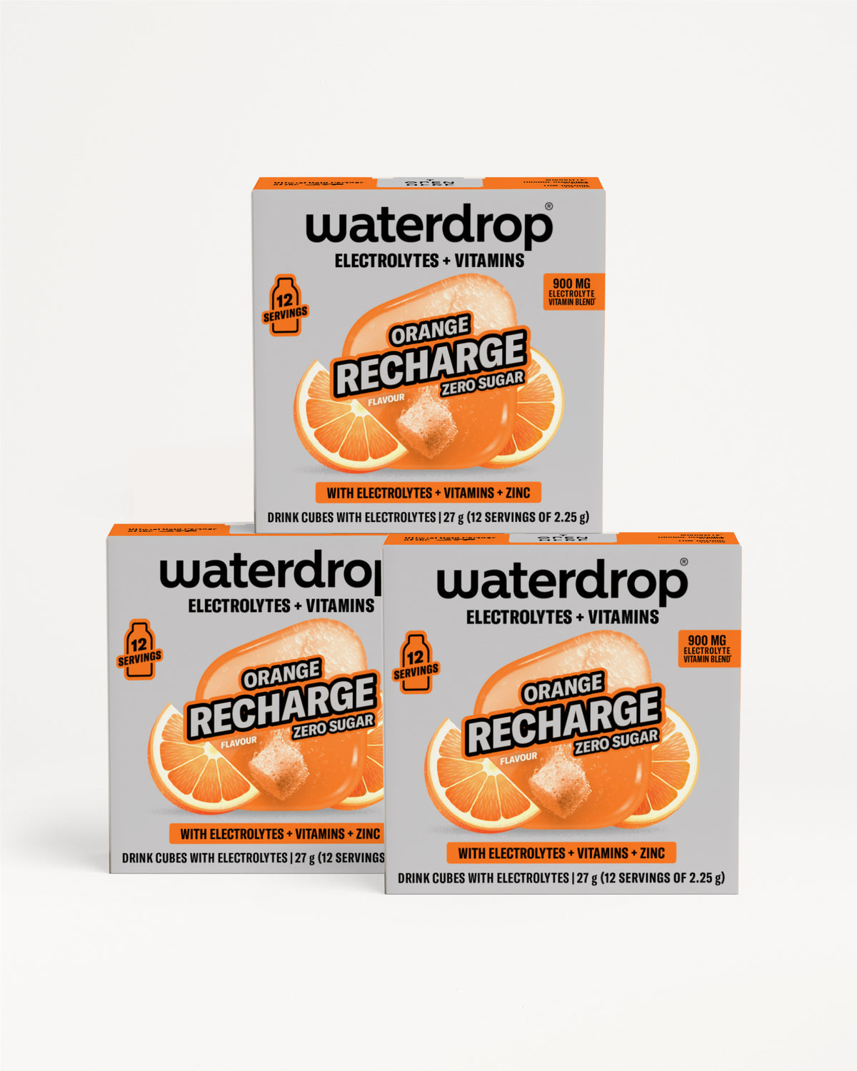 ORANGE RECHARGE Set of 3