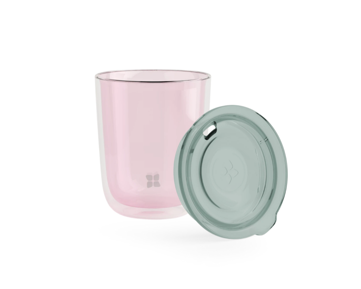 Glass Cup + Sip Lid