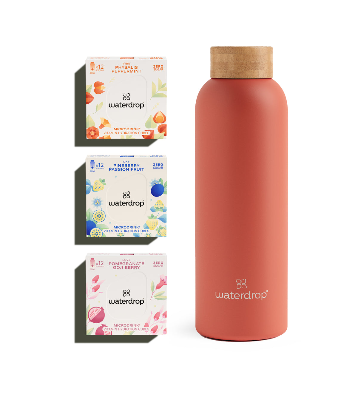 Thermo Steel Bottle LOVE SKY VIBE Bundle